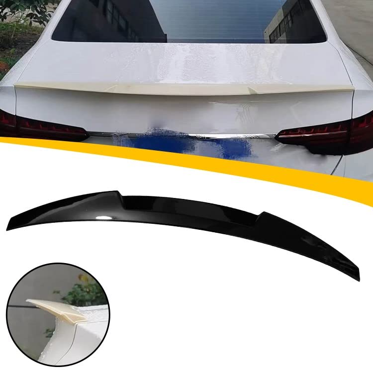 Car Craft A4 Spoiler Trunk Spoiler Compatible with Audi A4