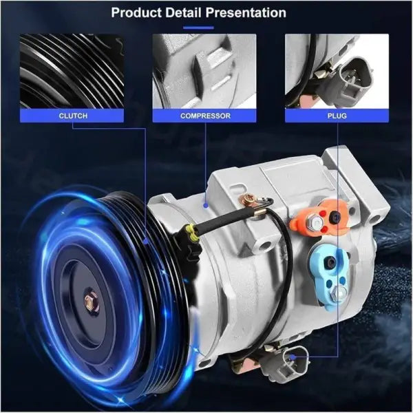 Car Craft Ac Air Conditioning Compressor Pump Compatible