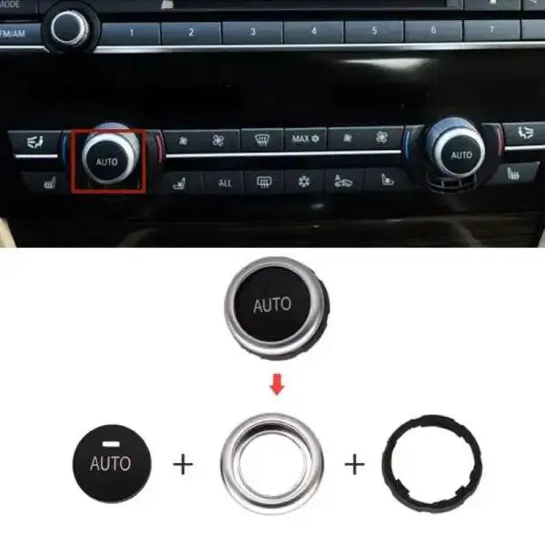 Car Craft Ac Auto Rotery Knob Button Compatible With Bmw 5