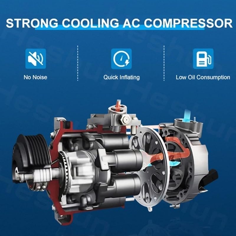Car Craft Ac Compressor Pump Compatible With Bmw 5 Series