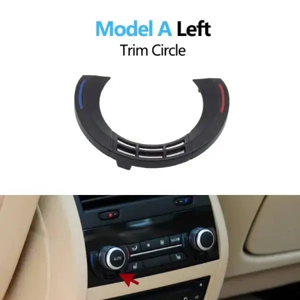 Car Craft Ac Switch Rotary Cover Compatible With Bmw 7