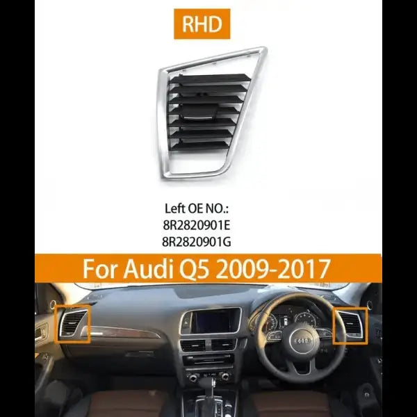 Car Craft Ac Vent Grill Compatible With Audi Q5 2009-2017