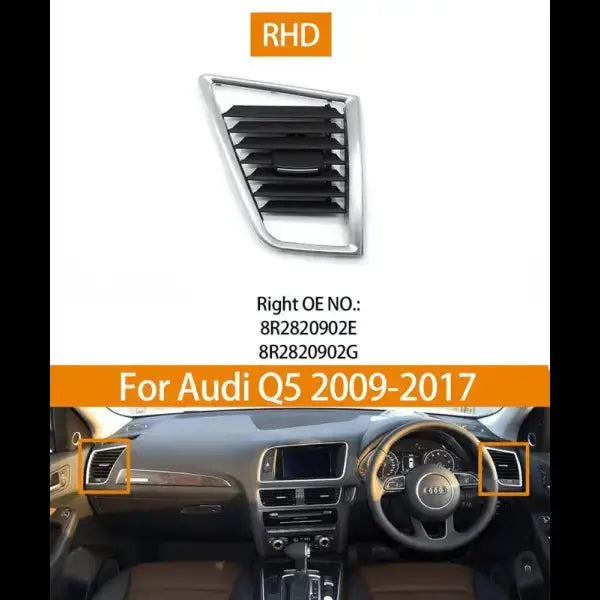 Car Craft Ac Vent Grill Compatible With Audi Q5 2009-2017