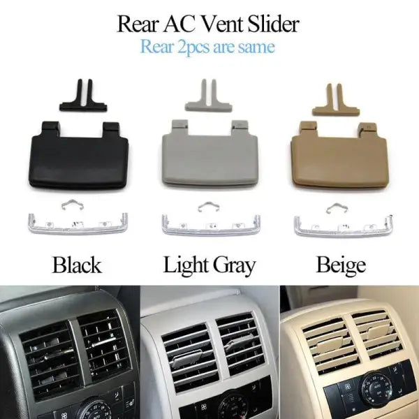 Car Craft Ac Vent Grill Slider Compatible With Mercedes Ml