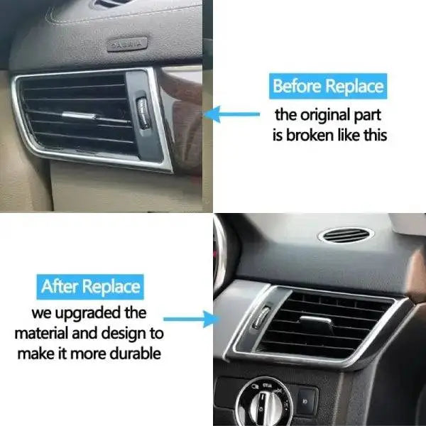 Car Craft Ac Vent Grill Slider Compatible With Mercedes Ml