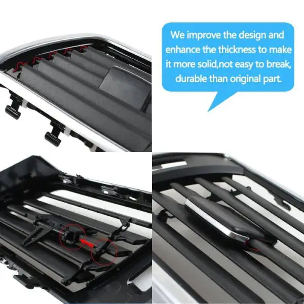 Car Craft Ac Vent Grill Slider Compatible With Mercedes Ml