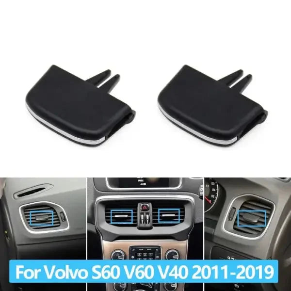 Car Craft Ac Vent Slider Compatible With Volvo S60 2011 2019 V40 2013 2019 V60 2011-2017 Ac Vent Slider L/r 30791697-C 30791696-C - CAR CRAFT INDIA