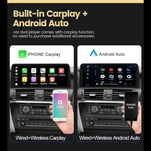 Car Craft Android Player DVD Carplay Compatible with BMW 3