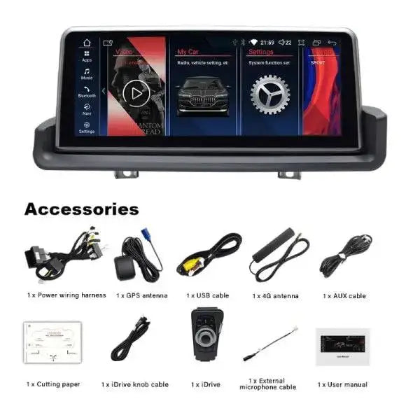 Car Craft Android Player DVD Carplay Compatible with BMW 3