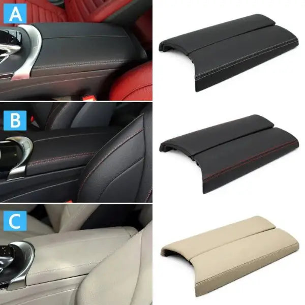 Car Craft Armrest Cover Compatible With Mercedes C Class