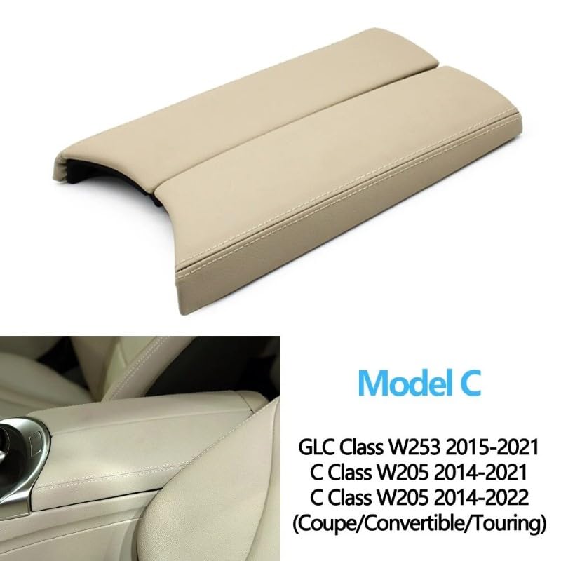 Car Craft Armrest Cover Compatible With Mercedes C Class