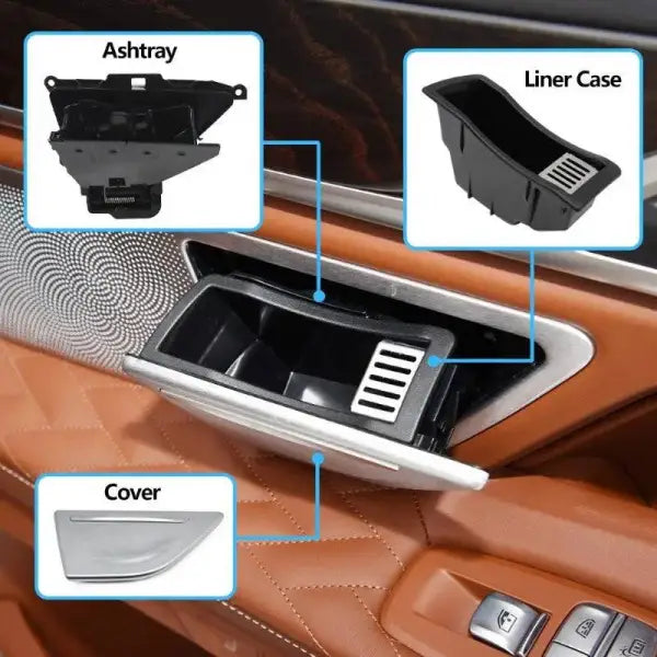 Car Craft Ashtray Assembly Compatible With Bmw 7 Series G12