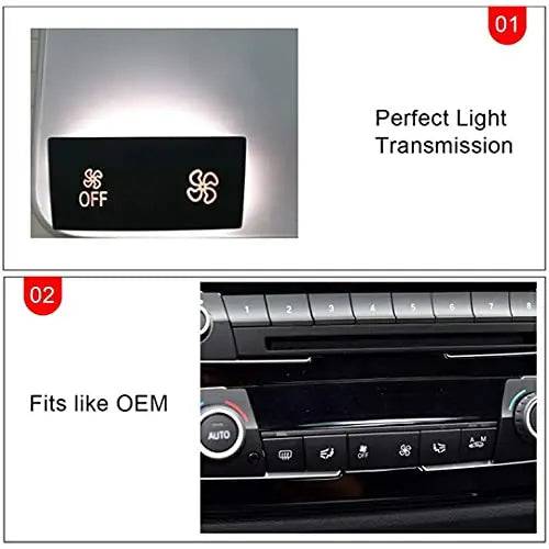 Car Craft 3 Series F30 Fan Button Compatible With Bmw 3 Series Fan Button 3 Series F30 2012-2018 1 Series F20 2011-2012