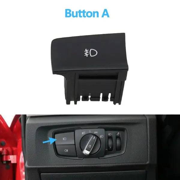 Car Craft 3 Series F30 Fog Lamp Button Compatible With Bmw 3 Series Fog Lamp Button 1 Series F20 2010-2015 3 Series F30 2012-2017 F34 X1 F48 2012-2016 Fog Lamp Button