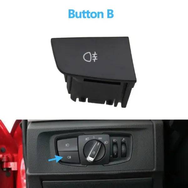 Car Craft 3 Series F30 Fog Lamp Button Compatible With Bmw 3 Series Fog Lamp Button 1 Series F20 2010-2015 3 Series F30 2012-2017 F34 X1 F48 2012-2016 Fog Lamp Button