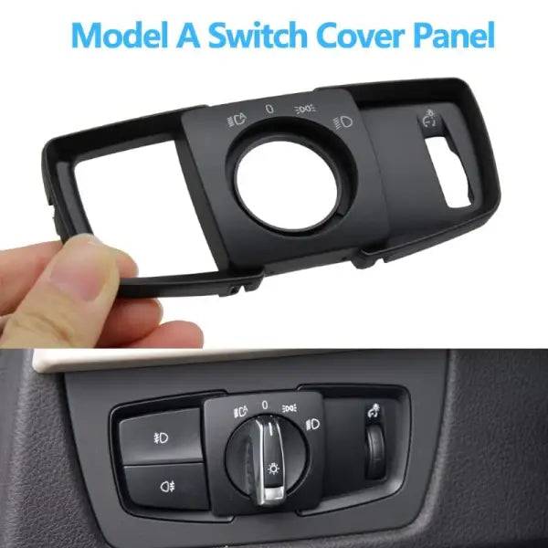 Car Craft 3 Series F30 Headlight Switch Cover Compatible With Bmw 3 Series Headlight Switch Cover 1 Series F20 2010-2015 3 Series F30 2012-2017 F34 X1 F48 2012-2016