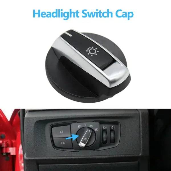 Car Craft 3 Series Headlight Switch Compatible With Bmw 3 Series Headlight Switch 1 Series F20 2010-2015 3 Series F30 2012-2017 F34 X1 F48 2012-2016 Knob