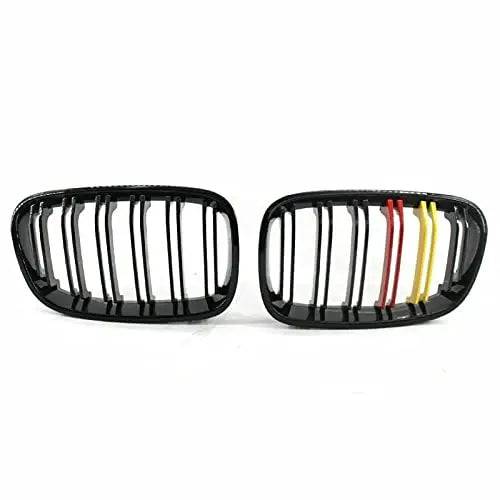 Car Craft Compatible With Bmw 1 Series F20 2011-2014 Front Bumper Grill German Flag