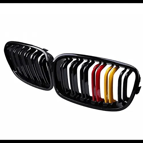 Car Craft Compatible With Bmw 1 Series F20 2011-2014 Front Bumper Grill German Flag