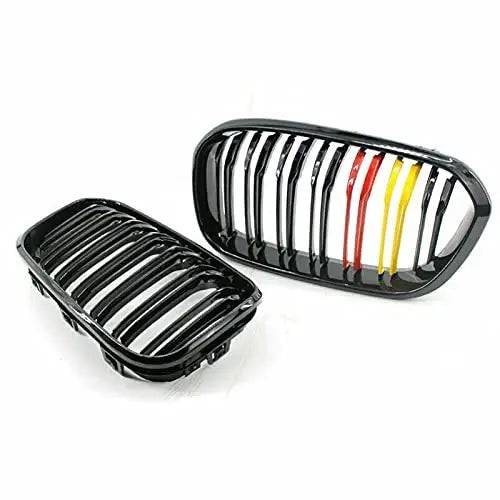 Car Craft Compatible With Bmw 1 Series F20 2011-2014 Front Bumper Grill German Flag