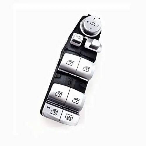 Car Craft Compatible With Bmw 5 Series F10 7 Series F02 6 Series F06 3 Series F30 F34 1 Series F20 X3 F25 X5 F15 X6 F16 Power Master Window Lifter Switch Button Regulator Main 6 Pin 61319241949 Chrome