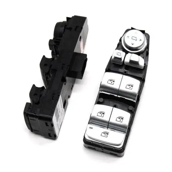 Car Craft Compatible With Bmw 5 Series F10 7 Series F02 6 Series F06 3 Series F30 F34 1 Series F20 X3 F25 X5 F15 X6 F16 Power Master Window Lifter Switch Button Regulator Main 6 Pin 61319241949 Chrome