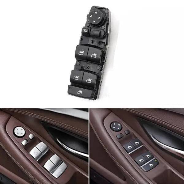 Car Craft Compatible With Bmw 5 Series F10 F07 7 Series F02 6 Series Gt F06 F12 3 Series F30 F34 Gt 1 Series F20 X3 F25 X5 F15 X6 F16 Power Master Window Lifter Switch Button Regulator 61319179955 B