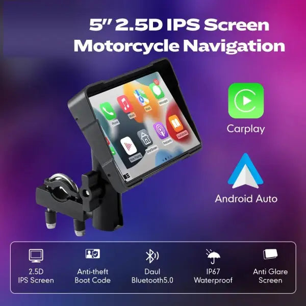 Car Craft Bike Motorcycle Carplay Wireless Multimedia Phone