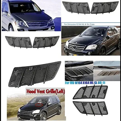 Car Craft Bonnet Hood Grill Vent Compatible With Mercedes