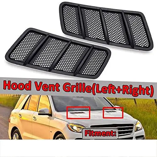 Car Craft Bonnet Hood Grill Vent Compatible With Mercedes