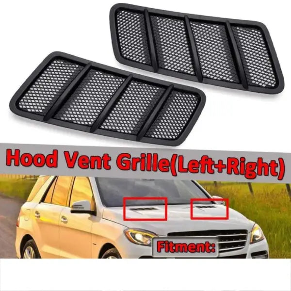 Car Craft Bonnet Hood Grill Vent Compatible With Mercedes Ml