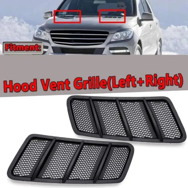 Car Craft Bonnet Hood Grill Vent Compatible With Mercedes Ml