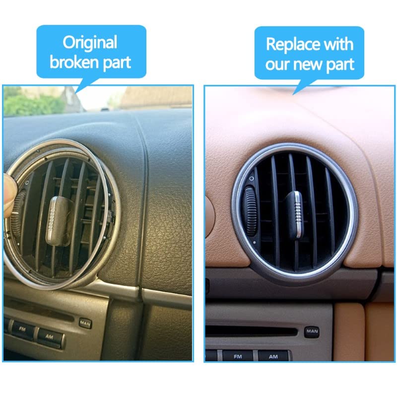 Car Craft Boxter Ac Vent Compatible With Porsche 2006-2012 Caymen Black Automotive Parts And