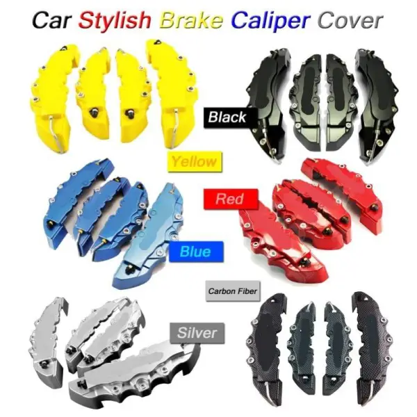 Car Craft Break Cover Caliper Cover Black Small