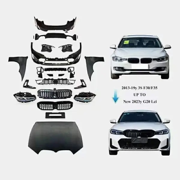 Car Craft Bumper Upgraded Body Facelift Kit Compatible
