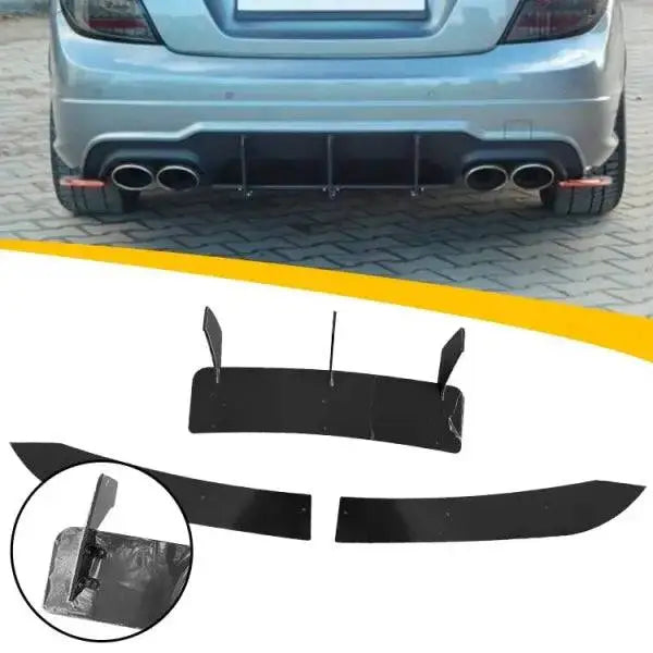 Car Craft C Class After Lip Rear Lip Diffuser Compatible