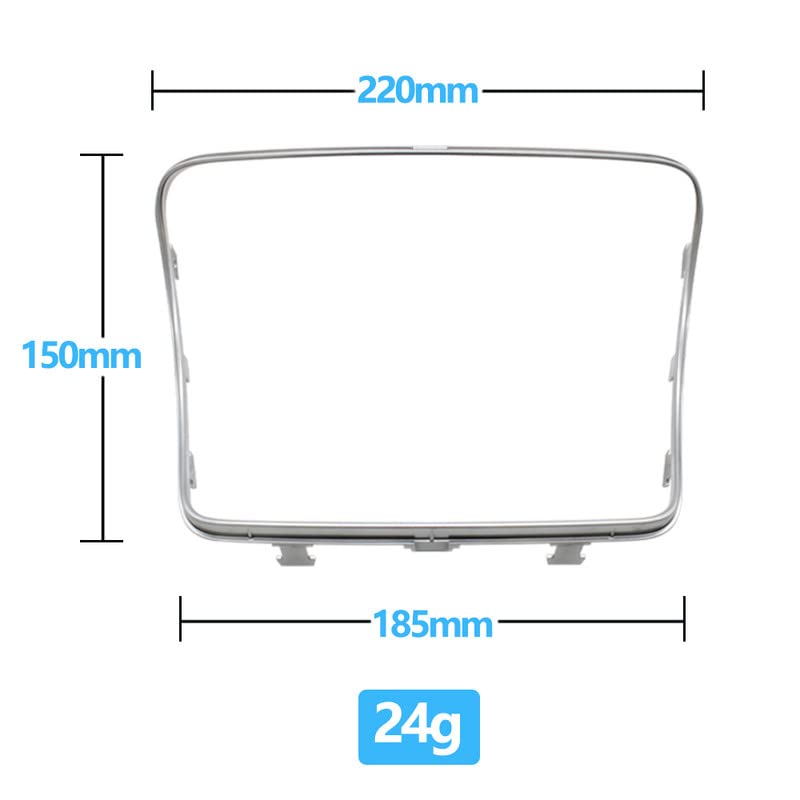 Car Craft C Class Cupholder Frame Compatible With Mercedes C Class Cupholder Frame C Class W205 2014-2021 Glc X253 2016-2021 Silver - CAR CRAFT INDIA