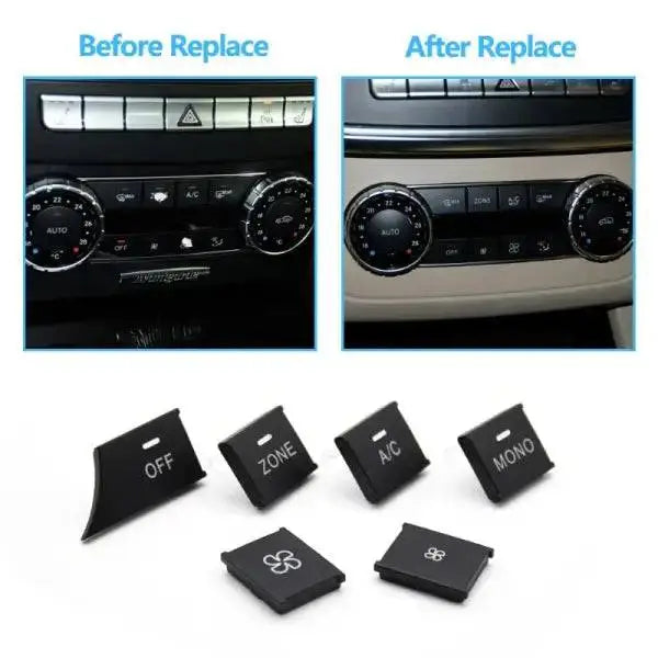 Car Craft C Class Dashboard Ac Button Fan Button Compatible