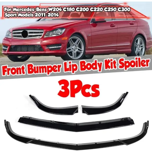 Car Craft C Class Front Lip Bumper Lip Compatible