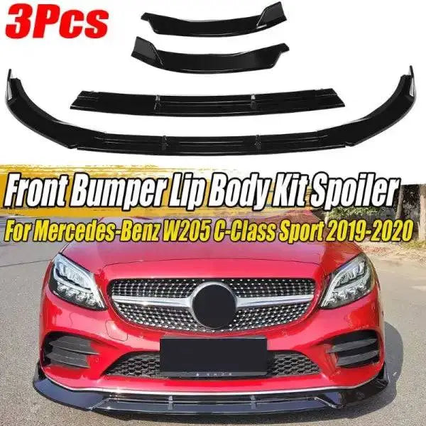 Car Craft C Class Front Lip Bumper Lip Compatible