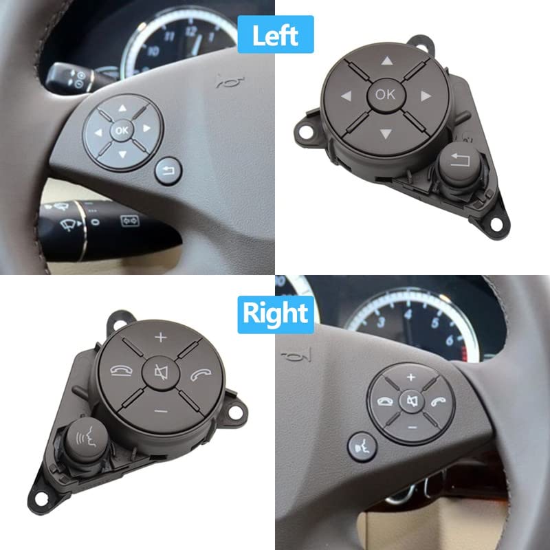 Car Craft C Class Steering Wheel Knob Assembley Button