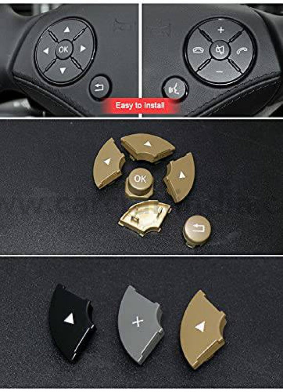 Car Craft C Class Steering Wheel Knob Button Compatible