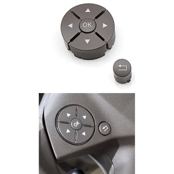 Car Craft C Class Steering Wheel Knob Button Compatible