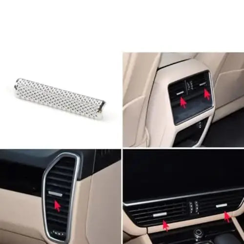 Car Craft Cayenne Ac Vent Slider Grill Knob Compatible With