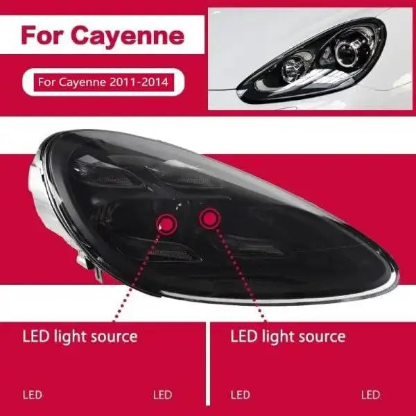 CAR CRAFT Cayenne Upgraded Headlight Headlamp Compatible