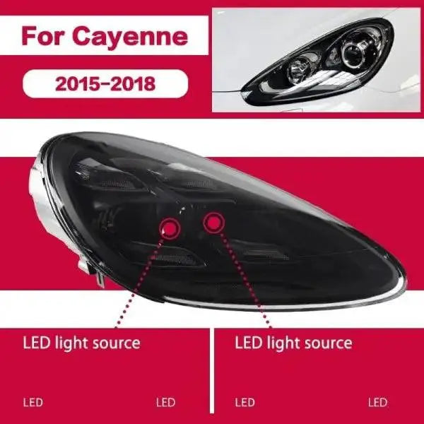 CAR CRAFT Cayenne Upgraded Headlight Headlamp Compatible