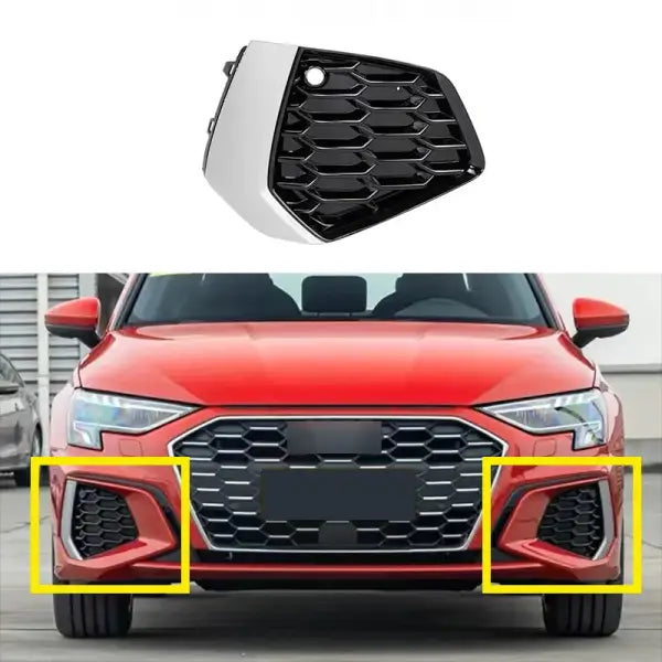 Car Craft Compatible With Audi A3 2020 + S Line Bumper Fog