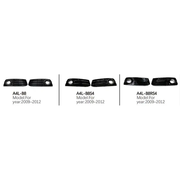 Car Craft Compatible With Audi A4 2009 - 2012 B8 Bumper Fog