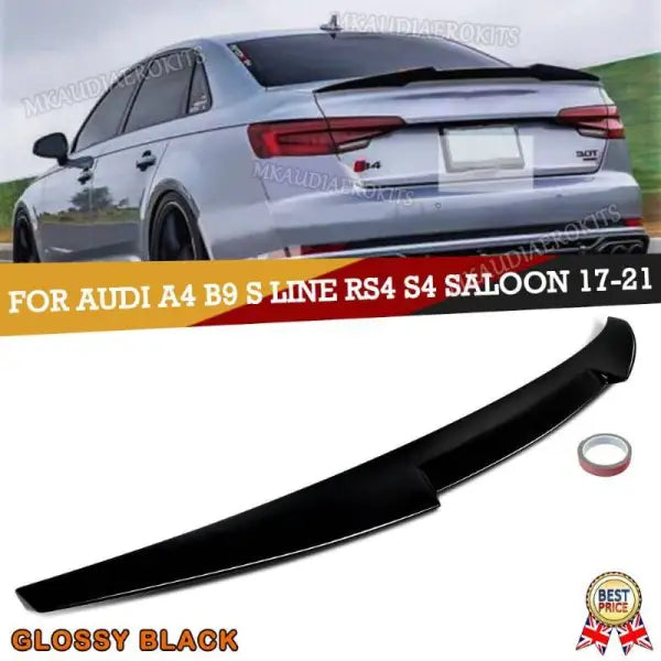 Car Craft Compatible with Audi A4 B9 2019 M4 Trunk Spoiler