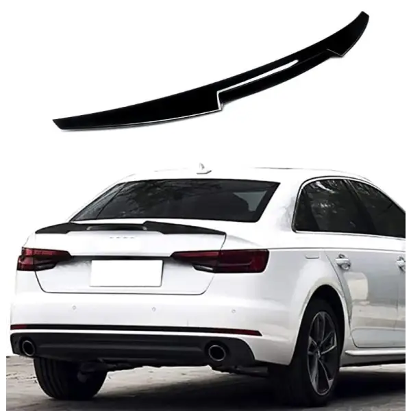 Car Craft Compatible with Audi A4 B9 2019 M4 Trunk Spoiler